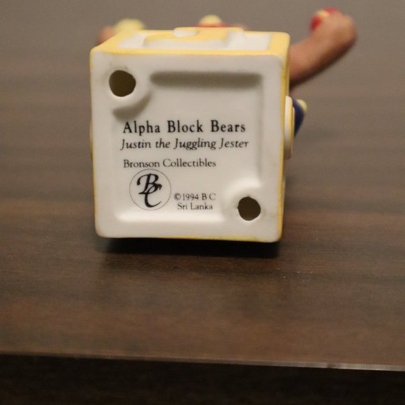 Alpha Block Bears Bronson Collectables "C", "J" or "X" - One Statue Per Purchase - Picture 15 of 15